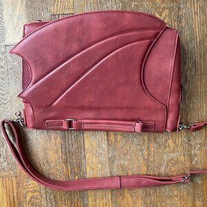 NWOT Sly Bonsai Faux Rust Vegan Leather Dragon Ita Bag Purse